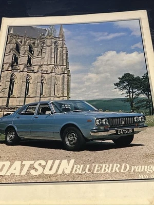 The Datsun Bluebird Car Sales Info Brochure Collectable From 1977 - Image 1 of 3