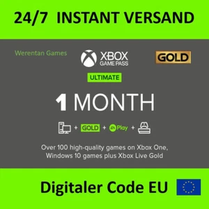 XBOX Game Pass Ultimate + XBOX LIVE GOLD – 1 Monat - KEY EU - Sofort - Bild 1 von 4