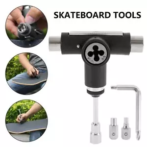 Roller Skate Wrench T-shape Skate Tool Skateboards Wrench Skateboard Repair Tool - Picture 1 of 11