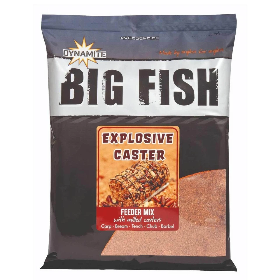 (7,17€/1kg) Dynamite Baits Big Fish Explosive Caster 1.8Kg Grundfutter - Bild 1 von 1