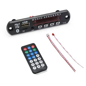 ICQUANZX DC 12V Bluetooth MP3 Decoder Scheda Audio Module USB 3.5MM AUX TF Ra... - Imagen 1 de 7