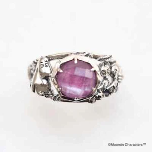 MOOMIN Rokuzan collaborationMoomin and Ruby Ring Japan SV925 - Picture 1 of 8