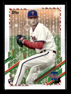 2021 Topps Holiday Connor Brogdon Philadelphia Phillies RC #HW169 - Picture 1 of 2