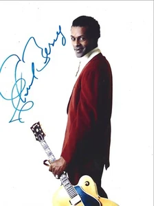 Chuck Berry Autogramm 8x10 Foto. - Bild 1 von 2