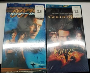 The James Bond 007 Collection Sealed VHS Lot Goldeneye, The World is not Enough - Picture 1 of 1