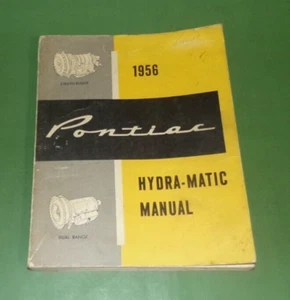 Pontiac Shop Manual Dual Range Hydra-Matic Strato Flight 1956 Vintage Original - Bild 1 von 9