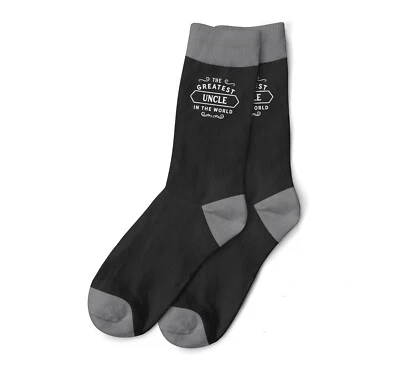 DESIGN, INVENT, PRINT! Uncle Socks Gift for Birthday Christmas Greatest Present Idea Him Men Sock