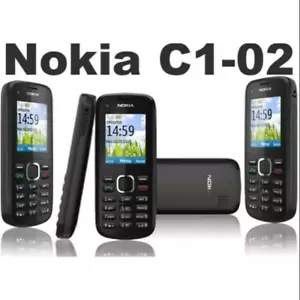 Cellulare Nokia C1-02 RM-235 nero sbloccato 1,8" 10 MB 1 anno di garanzia - Foto 1 di 19