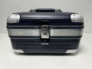 Rimowa BEAUTY CASE, Hartschalen-Handkoffer, Blau 90er Jahre - Bild 1 von 6