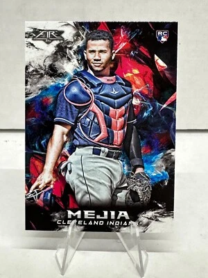 2018 Topps Fire Baseball Card #166 Francisco Mejia RC Cleveland Indians - Image 1 of 2