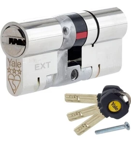 Yale Platinum 3 Star High Security Euro Cylinder Lock YS3-4555N 40/10/50 100mm - Picture 1 of 2