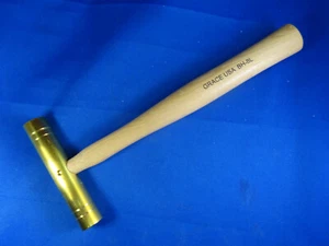 GRACE USA BH-8L BRASS 8oz EXTRA LONG HAMMER USA MADE! GUN SMITH!!! MACHINIST !!! - Picture 1 of 5