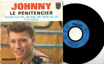 Johnny Hallyday:EP-Le Penitencier:4 Tracks:Philips - France:Re-Issue - Image 1 of 2