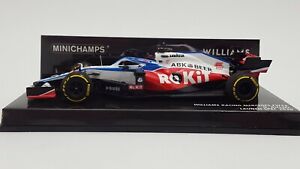 MINICHAMPS WILLIAMS RACING MERCEDES FW43 GEORGE RUSSELL LAUNCH SPEC 2020 1/43