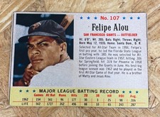 Felipe Alou San Francisco Giants Post #107