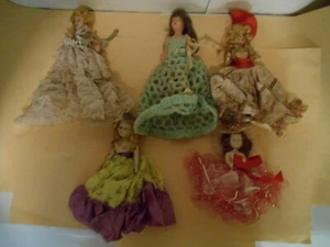 Lote mixto de 5 muñecas Sleepy Eye vintage pieza o reparación - Imagen 1 de 9