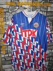 Vintage Ajax Umbro TDK football soccer jersey shirt trikot maillot '80s away