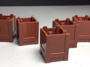 Scatola cassa contenitore Lego nuova 2 x 2 x 2 - apertura superiore (in marrone e DBG) 61780 - Foto 1 di 23