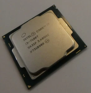 Intel i3-7100T 3.40GHz 3MB Dual Core CPU Processor LGA 1151 SR35P - Picture 1 of 1