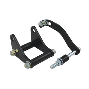 Small Block Chevy Black Saginaw Power Steering Pump Mounting Bracket SWP LWP - Picture 1 of 3