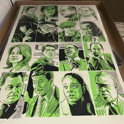 Tim Doyle - The Wire Limited Edition Movie HBO TV Art Print Mondo - Image 1 of 2