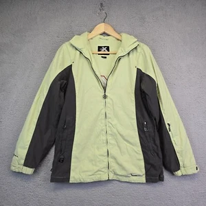 ZeroXposur Jacket Women’s Medium Green Fleece Lined Ski Coat Winter Insulated - Picture 1 of 21