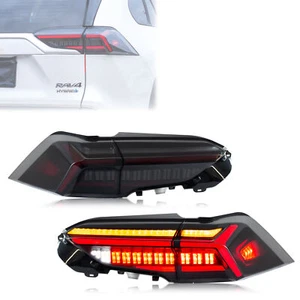 LED Tail Lights for Toyota RAV4 2019-2024 Sequential Blinker Rear Lamps Assembly - Picture 1 of 5