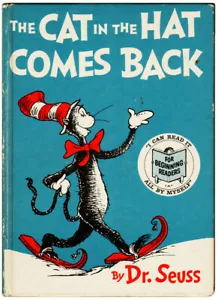 Vintage THE CAT IN THE HAT COMES BACK Children's Book (1958) DR SEUSS 1st Print - Picture 1 of 4