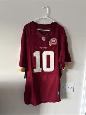 Hombre Washington Redskins 80 Aniversario Camiseta Robert Griffin III #10 talla 52 - nueva con etiquetas Foto 1 de 4