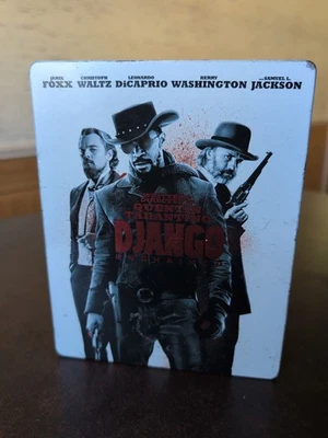 Django Unchained (Blu-ray, 2012) Steelbook OOP DAMAGED CASE SEE PHOTOS Free Ship - Image 1 of 4