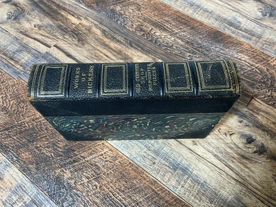 Charles Dickens The Old Curiosity Shop Leather 1878 Antique The Works Vol. Vlll Foto 1 de 4