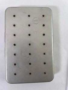 De colección Perrine Calidad Esterlina Aluminio Pesca con Mosca Caja Clip Filas Bolsillo - Imagen 1 de 13
