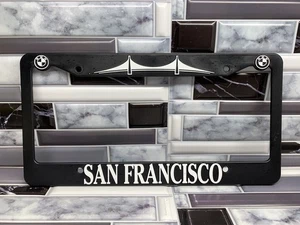 BMW San Francisco CA Vehicle Dealer License Plate Frame - Picture 1 of 2