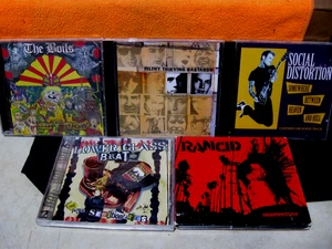 5 RARE PUNK CD Lot FILTHY THIEVING BASTARDS Rancid The BOILS Social Distortion - Picture 1 of 7