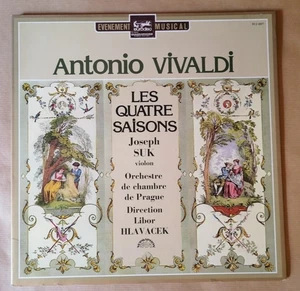 ANTONIO VIVALDI  Les Quatre Saisons / JOSEF SUK,  HLAVACEK LP 33T QUADRAPHONIC - Picture 1 of 3