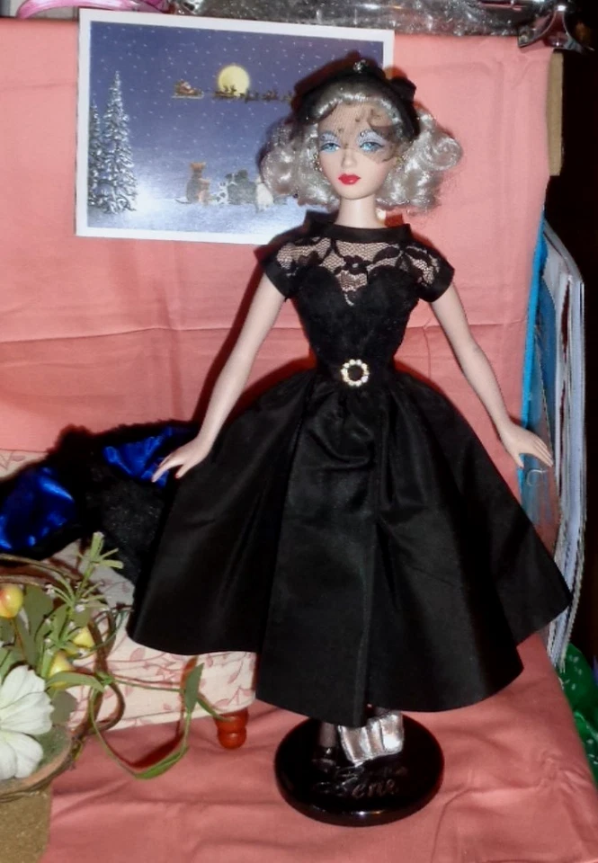 VINCE NOWELL SEXY,ELEGANT BLACK TULLE COCKTAIL/EVENING ENSEMBLE-EXCELLENT,MINT! - Image 1 of 4