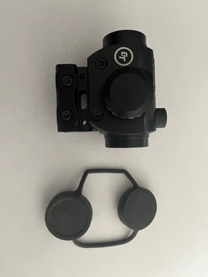 Mira de ponto vermelho e verde Crimson Trace CT-103 com montagem e tampa de lente. Bateria. - Imagem 1 de 4