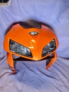 OEM 2005 2006 HONDA CBR 600RR Front Nose Cowl Fairing & Headlights Motorcycle - Foto 1 di 8