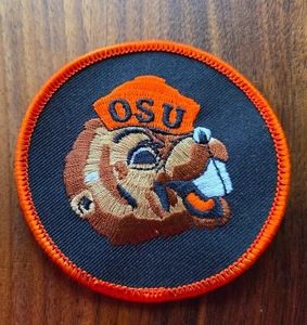 OSU Oregon State University Benny Beaver Embroidered Patch Rare Vintage Retro - Bild 1 von 2