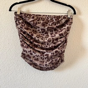 Top Tubo Tyssedal Guepardo Estampado Leopardo Para Mujer Grande Nuevo con Etiquetas Fiesta Sexy Cita Club - Imagen 1 de 10