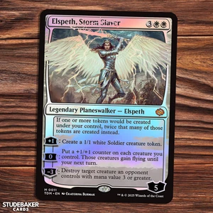 Elspeth, Storm Slayer - Tarkir Dragonstorm - FOIL - Magic the Gathering - Picture 1 of 1