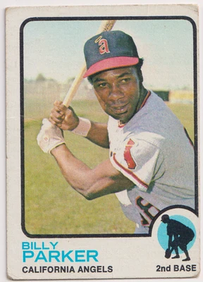1973 Topps #364 Billy Parker California Angels - Image 1 of 2