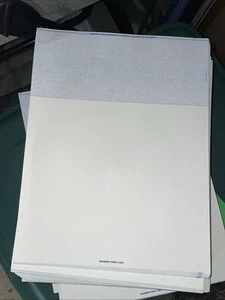 450+ Blue Background Printable Checks Blank Perforated - Picture 1 of 3