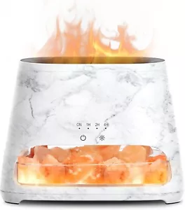 SALKING 2-in-1 Ultrasonic Essential Oil Diffuser & Himalayan Salt Lamp - Picture 1 of 7