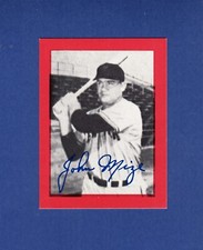 #B JOHNNY MIZE, Giants ~ 1977 Shakeys Pizza WASSCA Superstars red border EXb