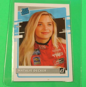 Natalie Decker 2021 RC Donruss Nascar Racing Rated Rookie #34 - Bild 1 von 2