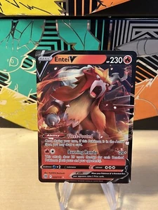 Pokemon Entei V 022/172 Brilliant Stars Ultra Rare Holo NM/M - Picture 1 of 2