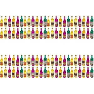 12Pcs Miniaturen Glas Wein Flaschen Trinken Flaschen Küche Zubehör - Bild 1 von 12