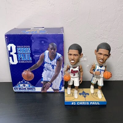 VTG New Orleans Hornets Chris Paul Dual Bobblehead 2008-09 - Image 1 of 4