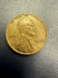 1930 Lincoln Wheat Penny Woody Improper Alloy Mix Error Coin - Beautiful Cent - Picture 1 of 3